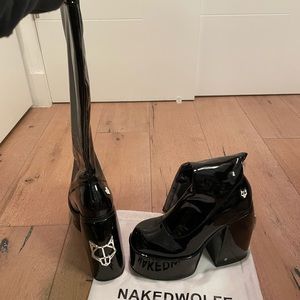 Naked Wolfe Spice Stretch Tall Leather Boot